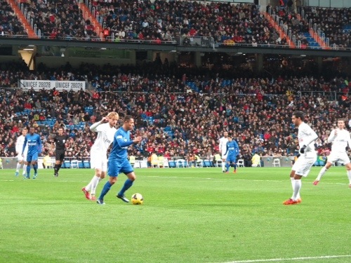 Football Game at Estadio Bernabeu.