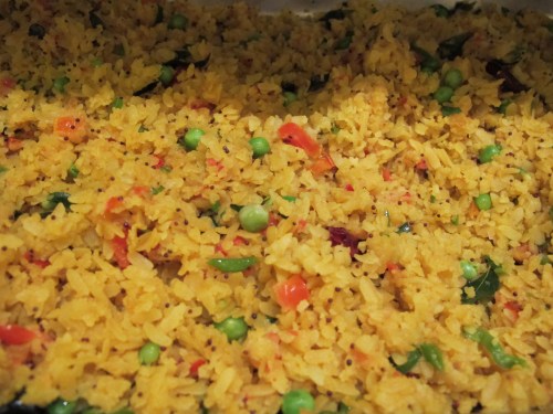 Indian "fried rice" was such a hit with me! 