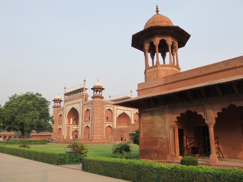 The "Teardrop" hides behind this fort-like gate. 