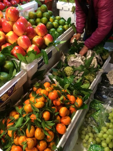 Every night after dinner,  we'd go in search of our favorite custard apple ("atis") .