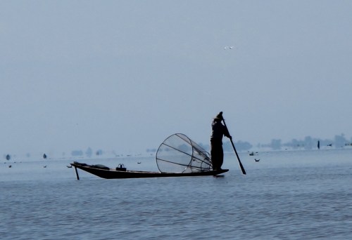 Intha fisherman of Inle Lake