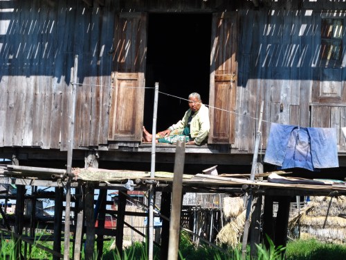 A local in the Fishing village.