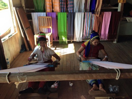 The long-necked, golden rings-bedecked ladies of Padaong.
